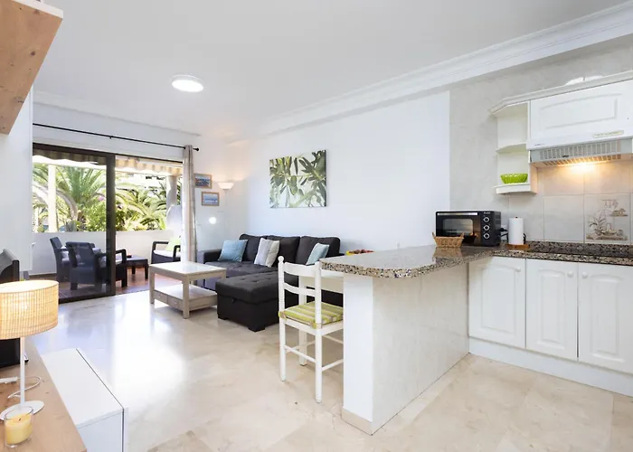 Encantador Apartamento Con Vistas Al Jardin En Puerto De La Cruz