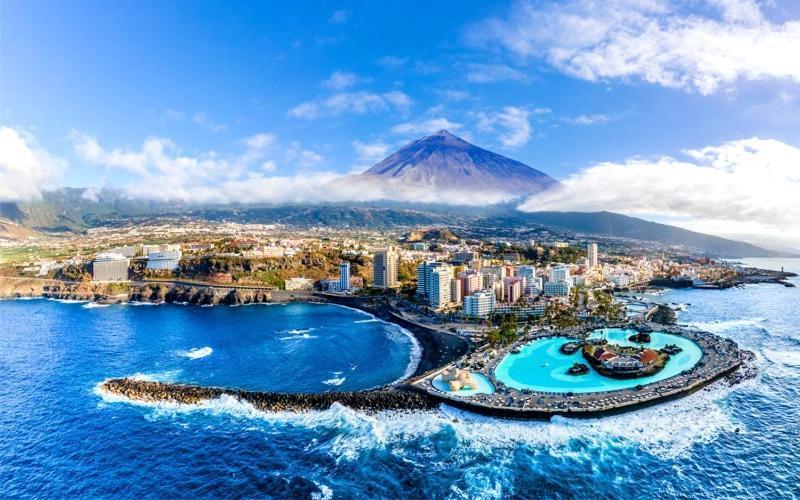 Lujoso Apartamento Completo, Piscina, Terraza Con Vistas Al Teide *