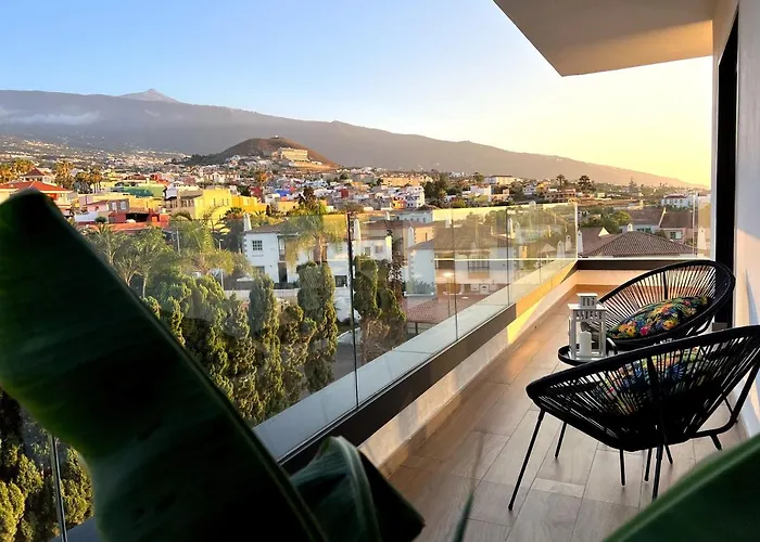 Lujoso Apartamento Completo, Piscina, Terraza Con Vistas Al Teide