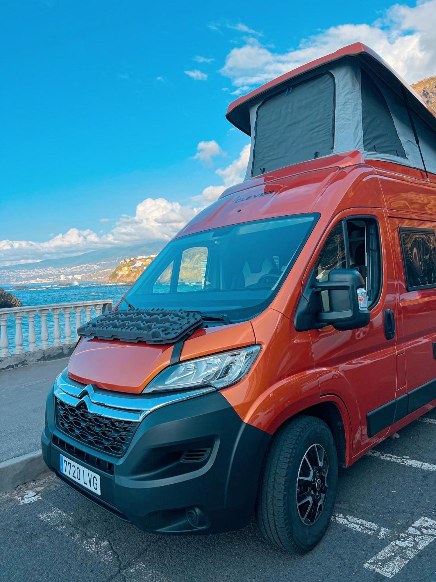 Furgoneta Camper Canarias Campingplatz *