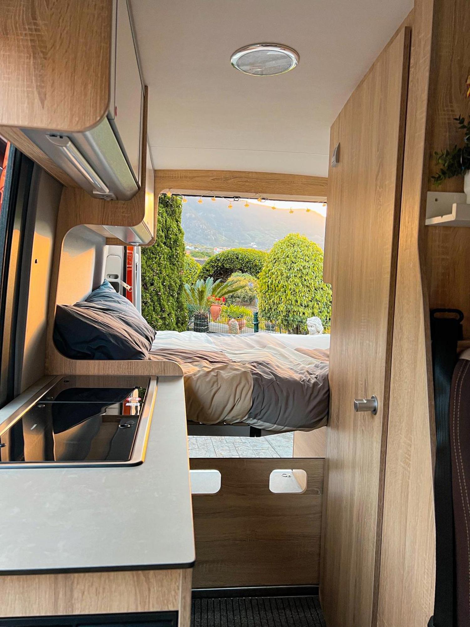 Furgoneta Camper Canarias Campingplatz *